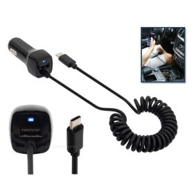 Autós szivargyújtós USB és USB-C töltő SAU24C