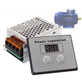   Beépíthető 230V teljesítmény és motor fordulatszám szabályzó 4000 Watt SCR-230V-4000WLED