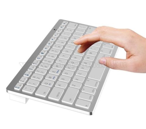Vékony kivitelű, hordozható Bluetooth vezeték nélküli billentyűzet SLIM-BT4