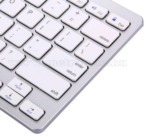 Vékony kivitelű, hordozható Bluetooth vezeték nélküli billentyűzet SLIM-BT4