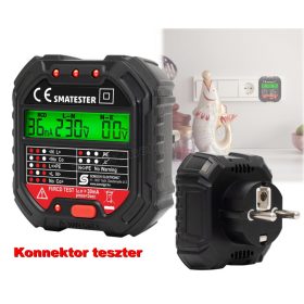 Digitális Konnektor teszter SMA-TESTER LED