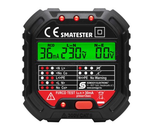Digitális Konnektor teszter SMA-TESTER LED