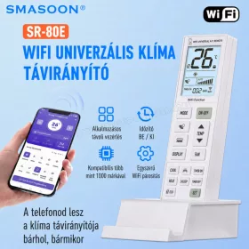   Klíma okosító Univerzális Wifi klíma távirányító Smasoon SR-80E-WIFI SMART RemoAC