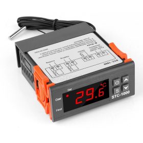   Univerzális termosztát hőmérsékletkapcsoló fűtéshez és hűtéshez STC-1000 12V