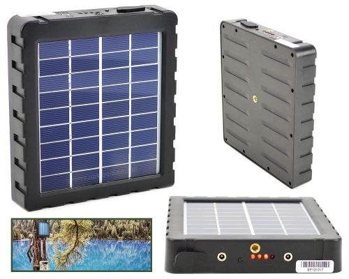 Napelemes vadkamera töltő akkumulátorral GreenHouse P10 Solar Li-Ion