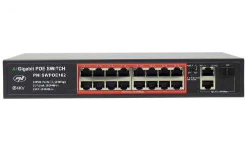 16+2 portos POE Switch  SW-POE162