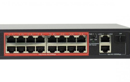 16+2 portos POE Switch  SW-POE162