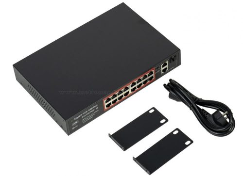 16+2 portos POE Switch  SW-POE162