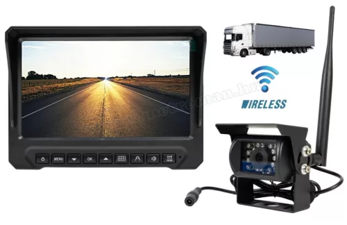 Vezeték nélküli tolatókamera szett 7"-os LCD monitorral PNI TRK501-AHD