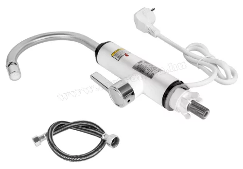 Átfolyós vízmelegítő csaptelep LED kijelzővel Teesa 4108-LED 3000W Fehér