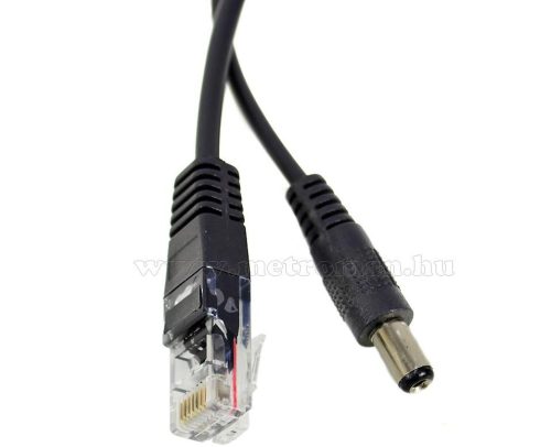 POE tápfeladó adapter kábel szett IP kamerákhoz POE-P2