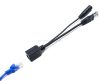 POE tápfeladó adapter kábel szett IP kamerákhoz POE-P2