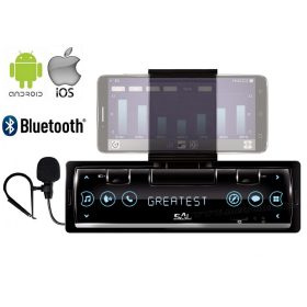   iOS/Android vezérlésű Bluetooth autórádió VoxBox VB 8000BT Smart 