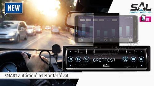 iOS/Android vezérlésű Bluetooth autórádió VoxBox VB 8000BT Smart 