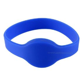   RFID Proxy szilikon karkötő beléptetőhöz, szekrényzárhoz 125KHz 65mm Kék