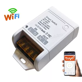   WiFi okoskapcsoló, nagy teljesítményű WiFi relé modul WL-SW01-30A TuyaSmart
