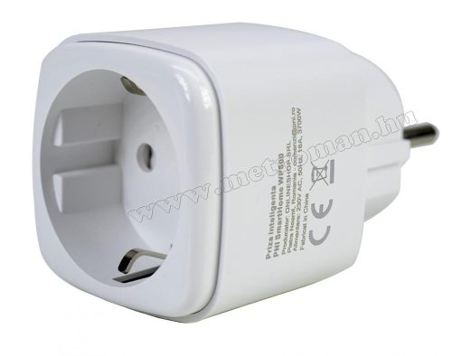 Android, iPhone mobiltelefonnal távirányítható Wifi okos konnektor és fogyasztásmérő SmartHome WP800-TUYA