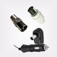 Koax kábel, Csatlakozó