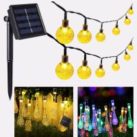 Napelemes kültéri fényfüzér